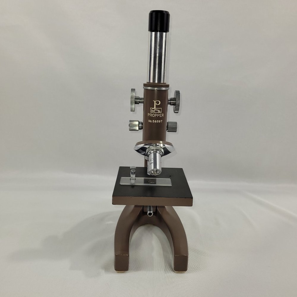 Propper 58397 Vintage Microscope 10x 0.25 & 40 0.65 Lens Sizes NO MIRROR